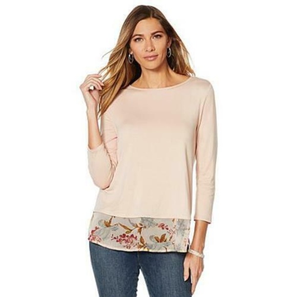 Vince Camuto Tops - Vince Camuto Top Blouse Wildflower Pink Sz M